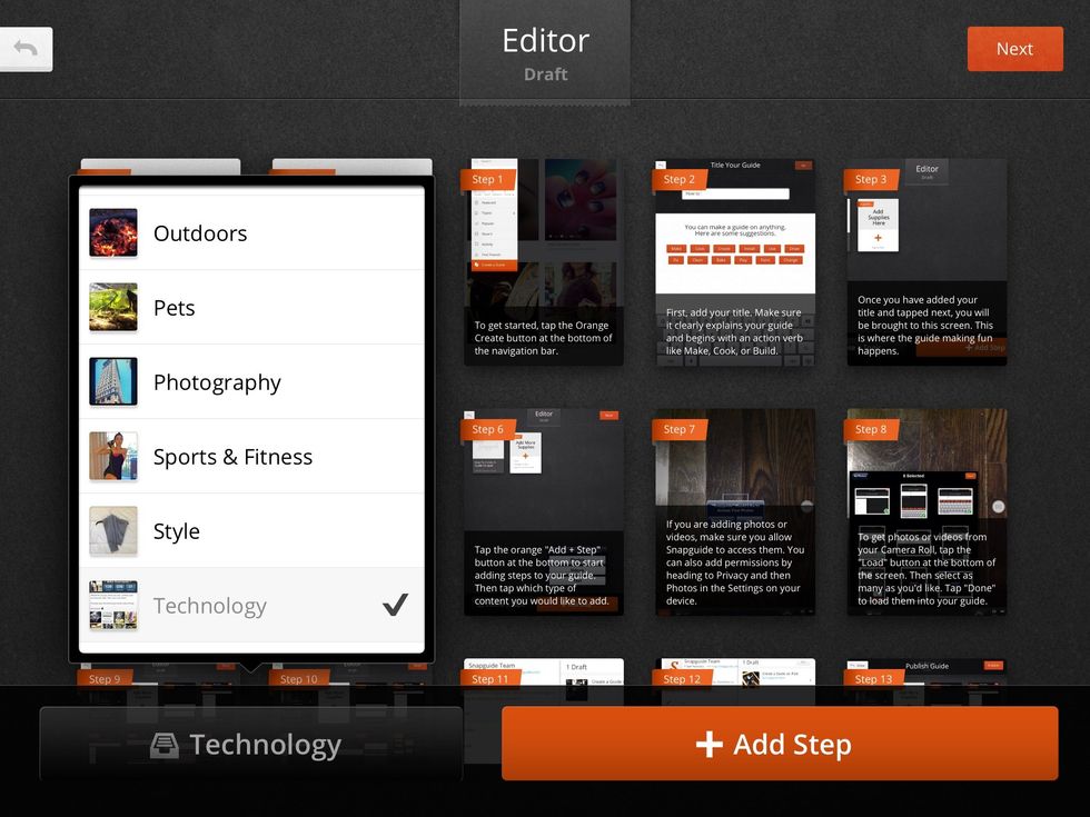 Make your to add a topic to your guide. Choose whichever fits best, take a look at what's already in each topic if you are unsure.
