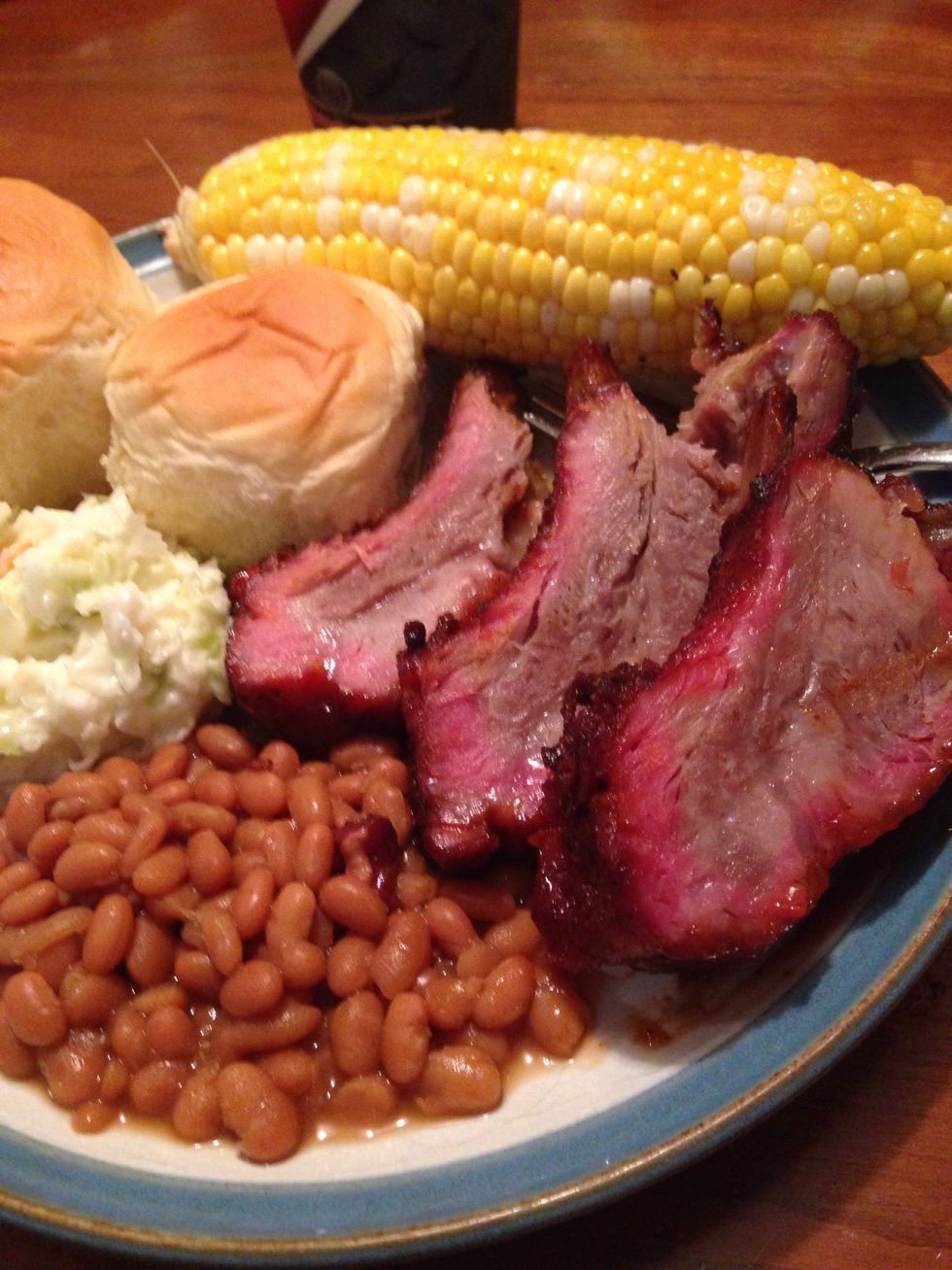 Make yourself a great plate of food and enjoy!