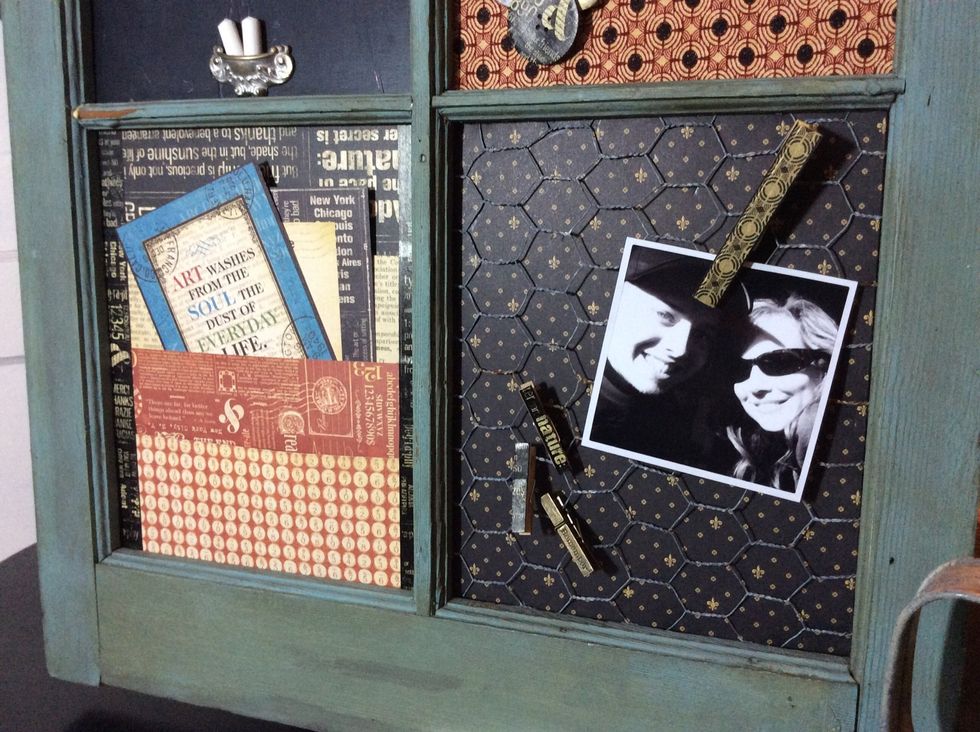 Makes a great family communication center or office board.