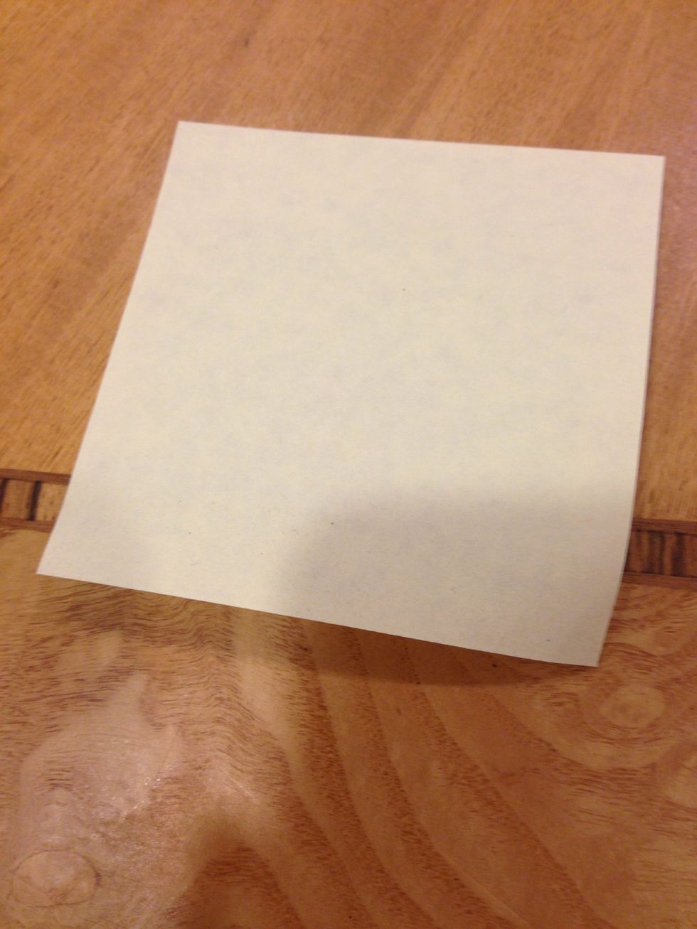 Making flowers: take a post it