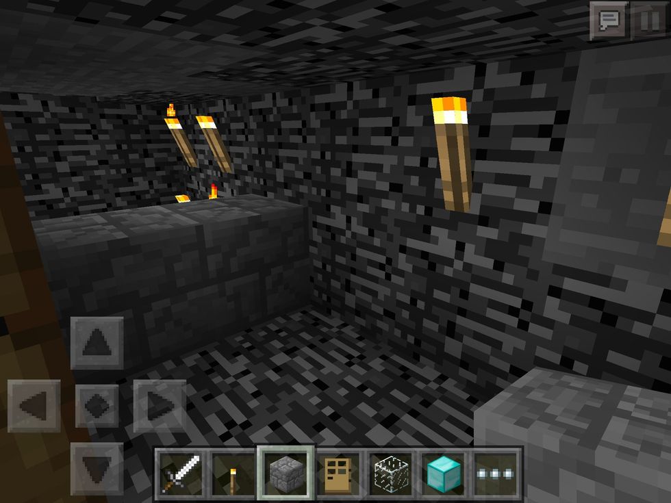 ...making the bedroom.