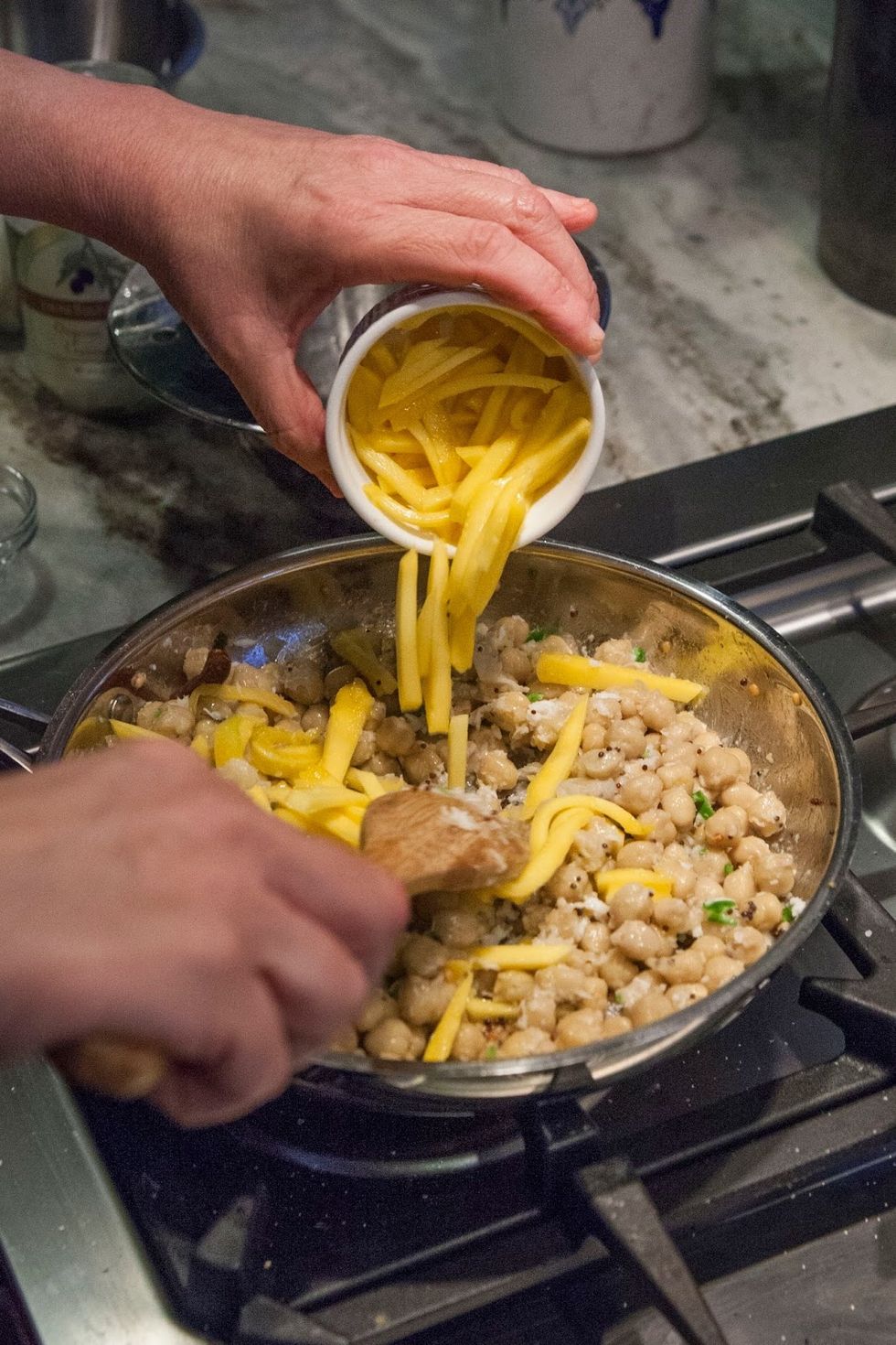 ...Mango julienne...