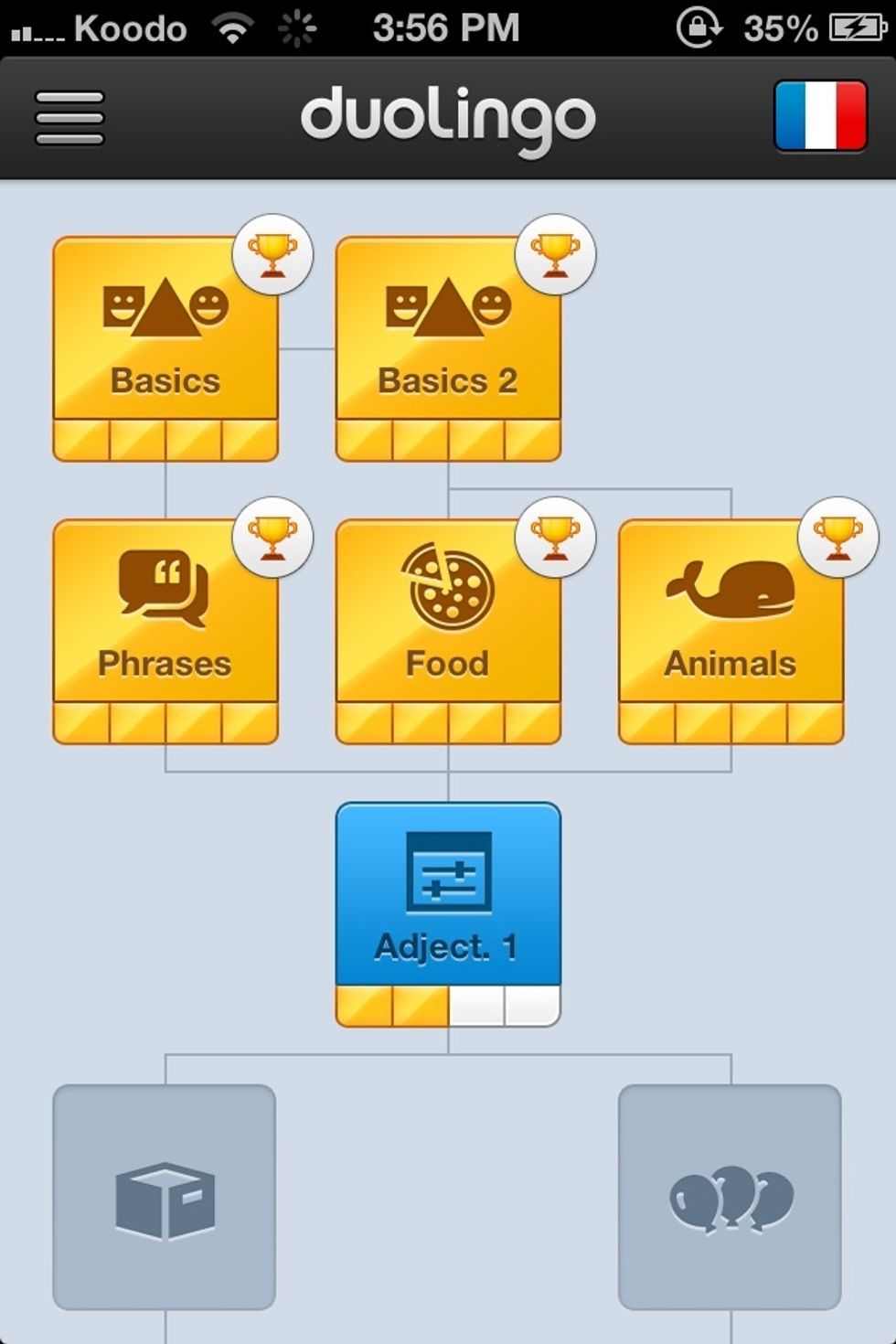 Many different levels and categories!