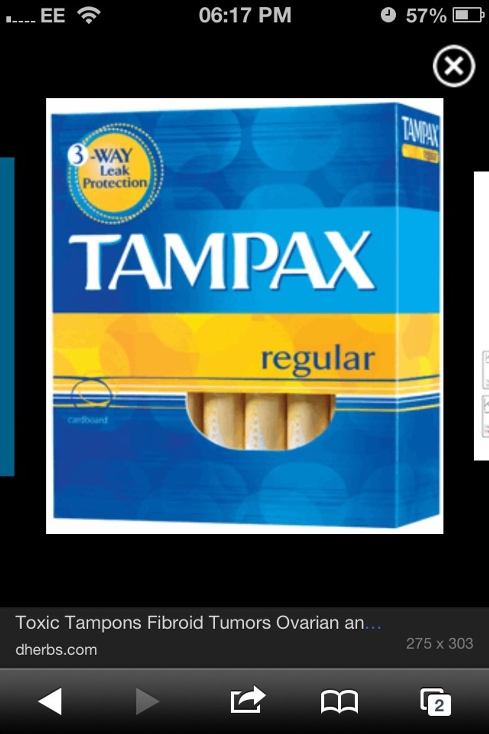 Many like tampons, but these can be harder to comfortably use. Again there are many types. These are good for swimming or sports as they're inside the body so you'll be less likely to leak.