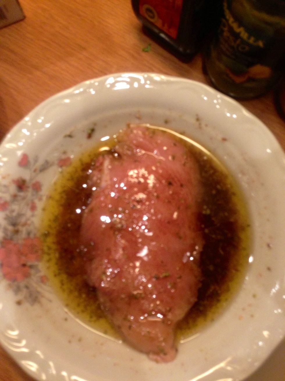 Marinate the slices in the mixture