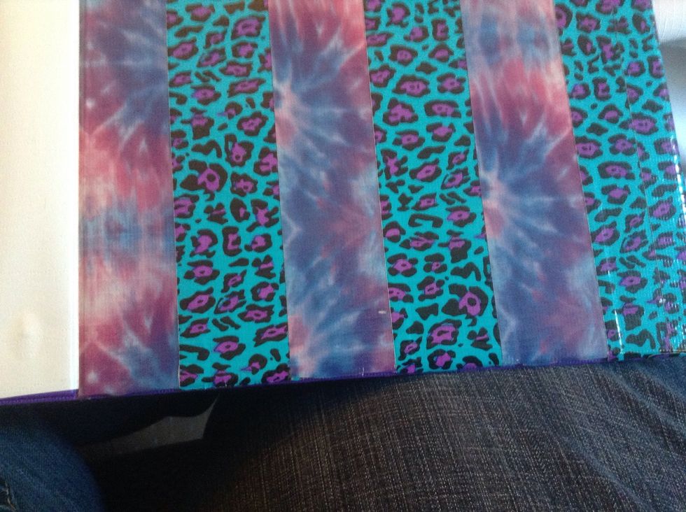 Mark halfway on the outside too.