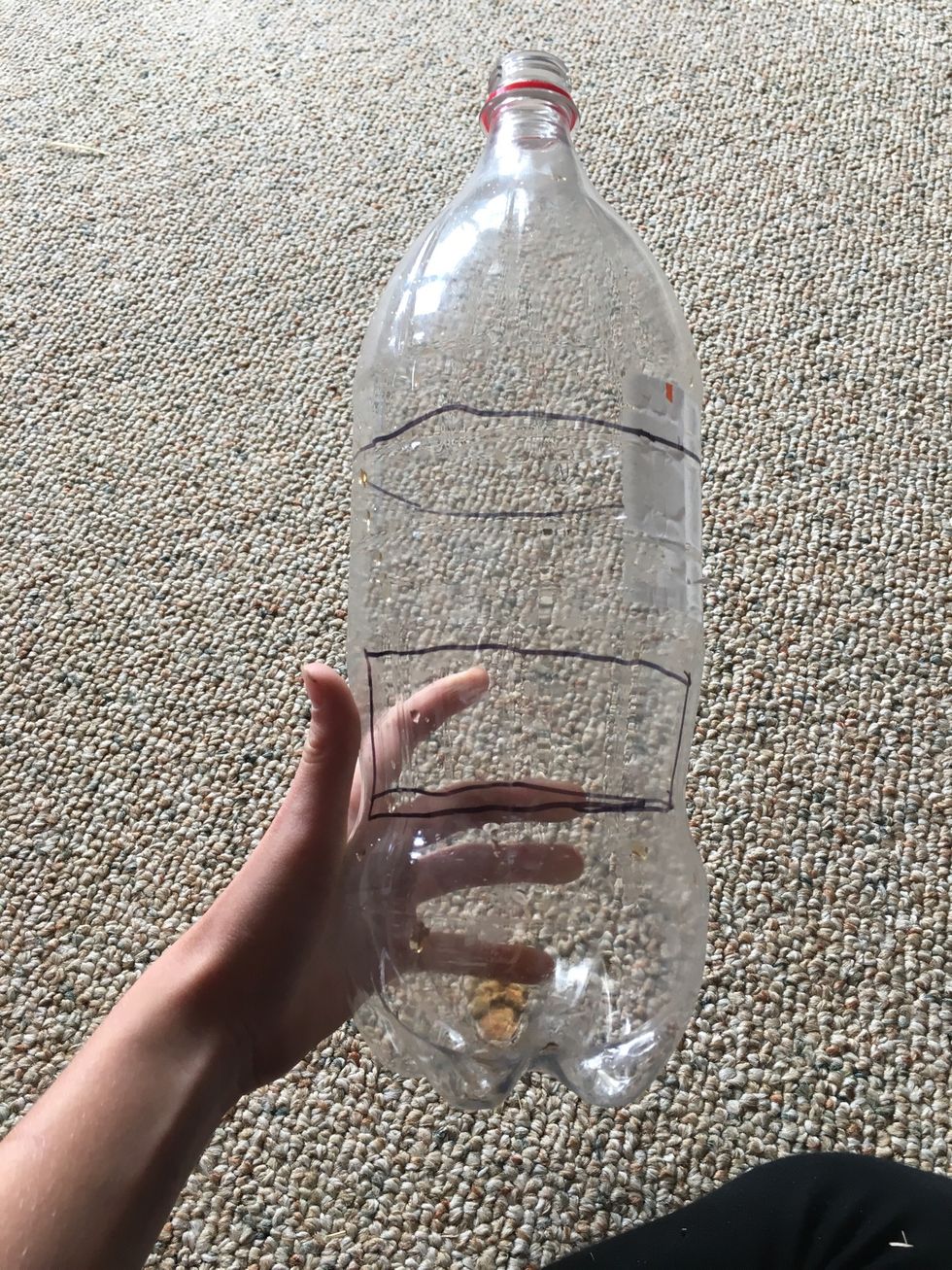 Mark your bottle for cutting