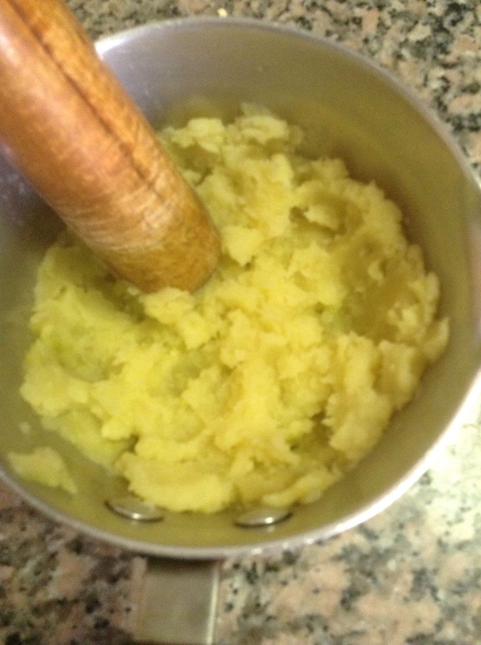 Mash nicely then start adding your spices