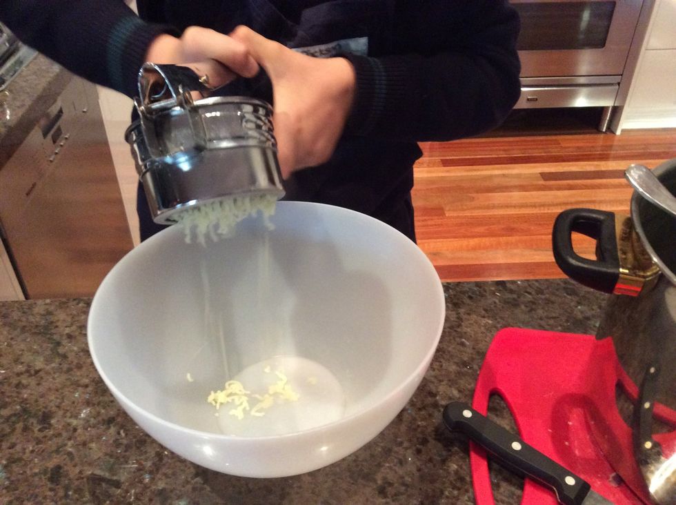 Mash the potatoes