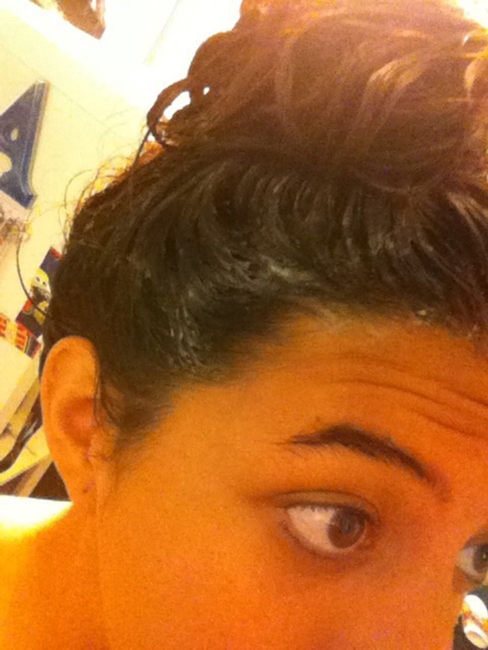 Massage into scalp and hair.