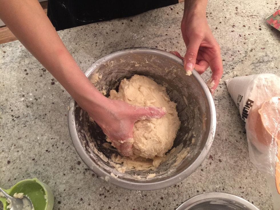 Massage it very well till it shapes a nice dough