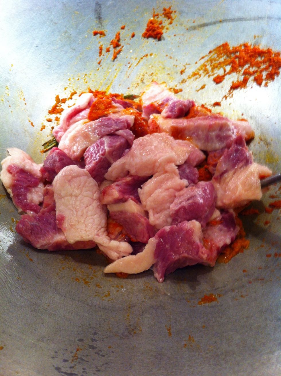 Masukkan semua daging gajebohnyaa ^__^