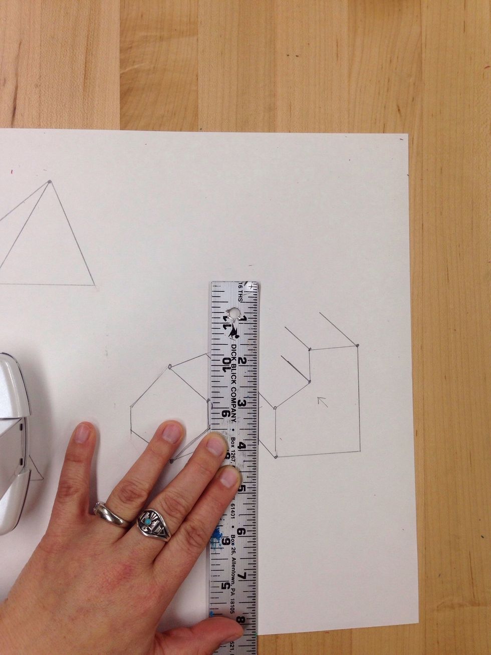 Matching vertical lines