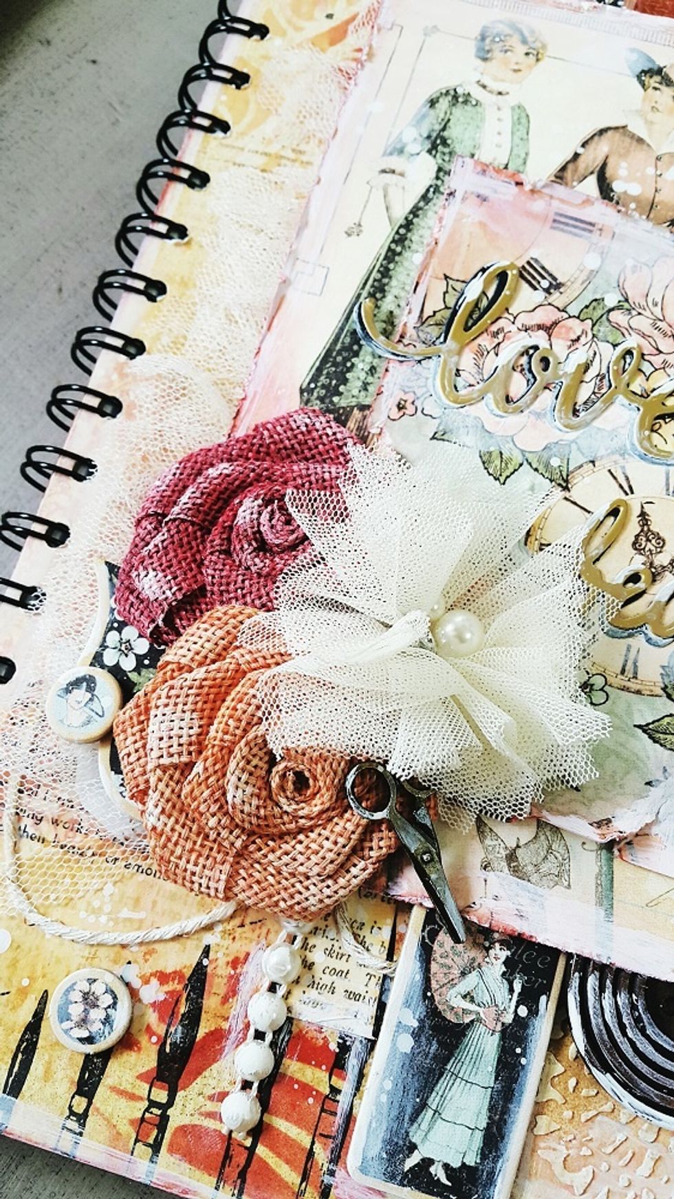 Maya Road Burlap Roses are another favourite of mine, love the vintage colors.