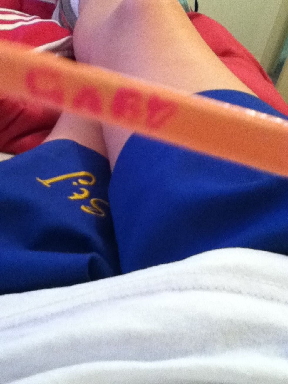 Maybe add a design on it mine says Gary  It's a complicated reason y