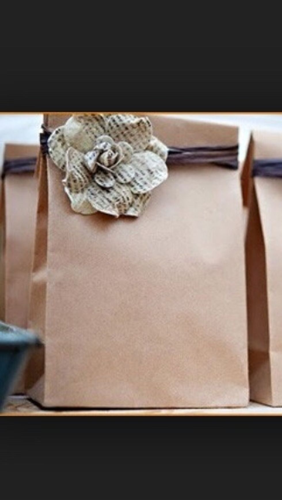 Maybe make paper flower.