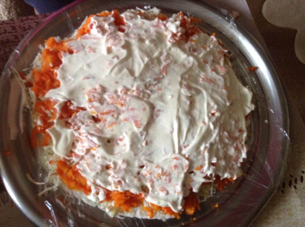 Mayonnaise,sour cream.