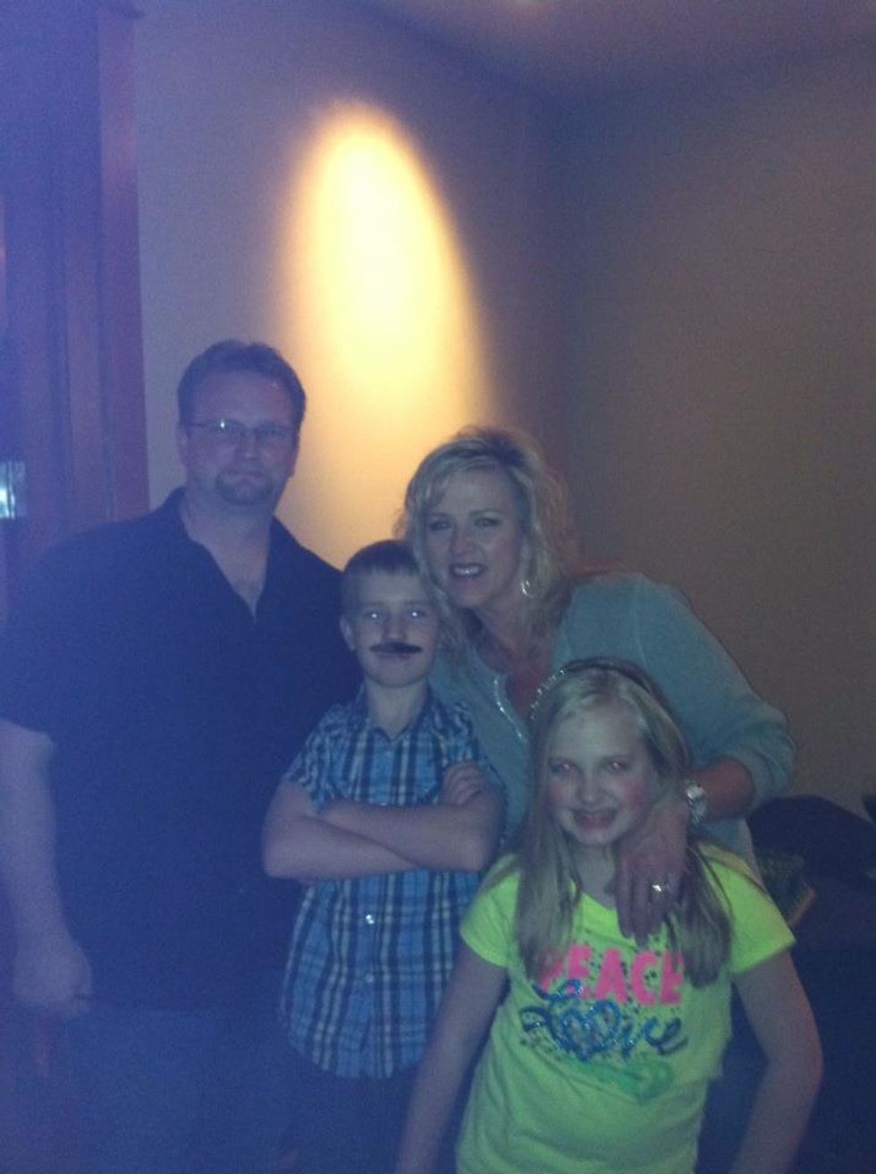 Me and my family on my 12th birth day