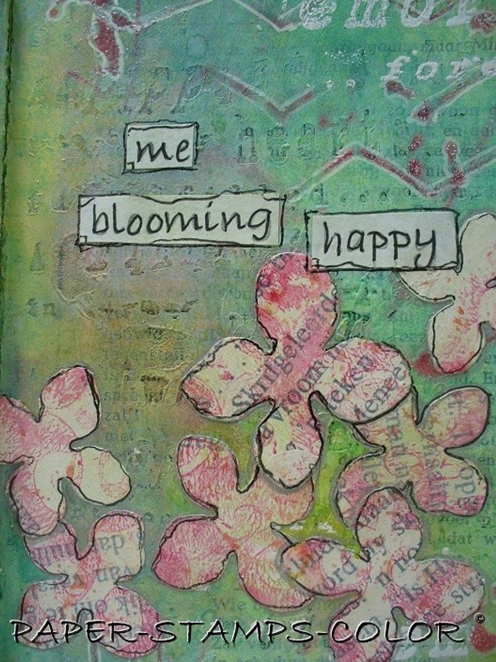 ... me blooming happy!