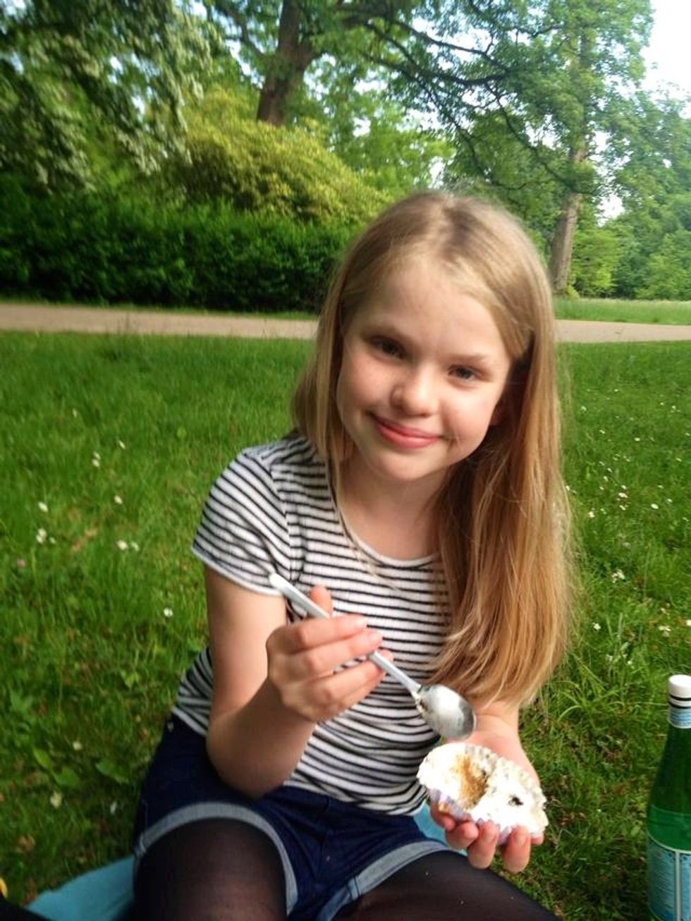 Me in a garden in copenhagen. Thank you so much for the 100 followers, and many likes! You guys make me so happy