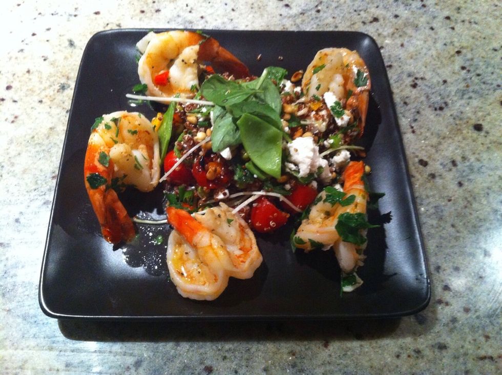 Meal is served