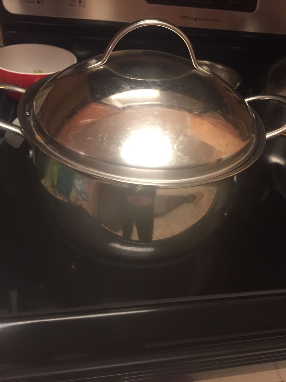 Meanwhile bring a large heavy pot