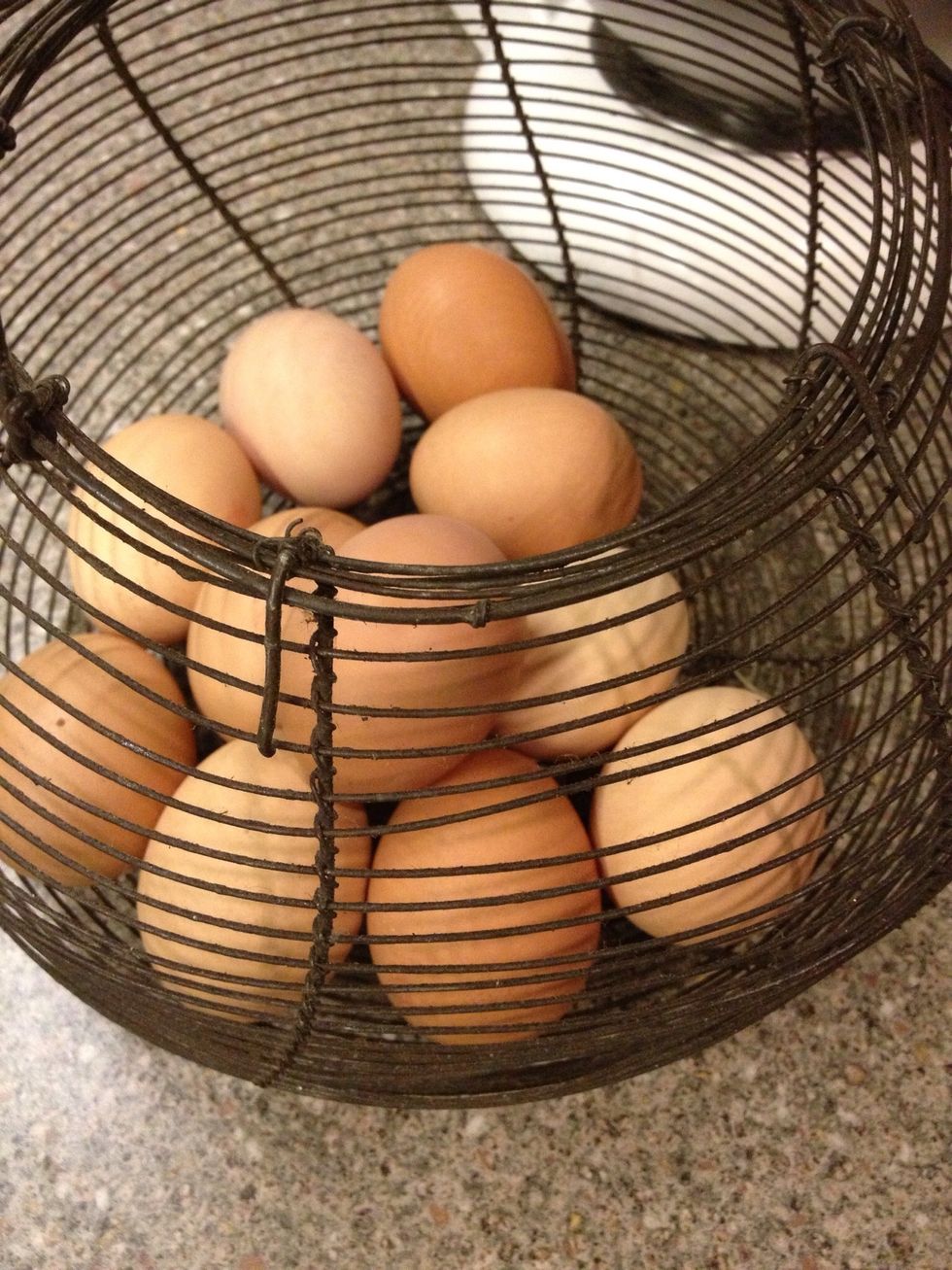 Meanwhile get your eggs