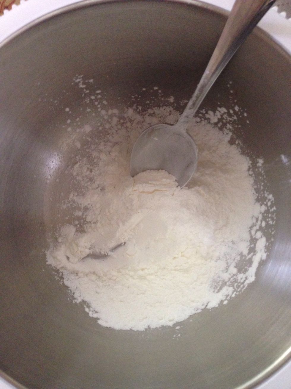 Meanwhile in a bowl add the starch