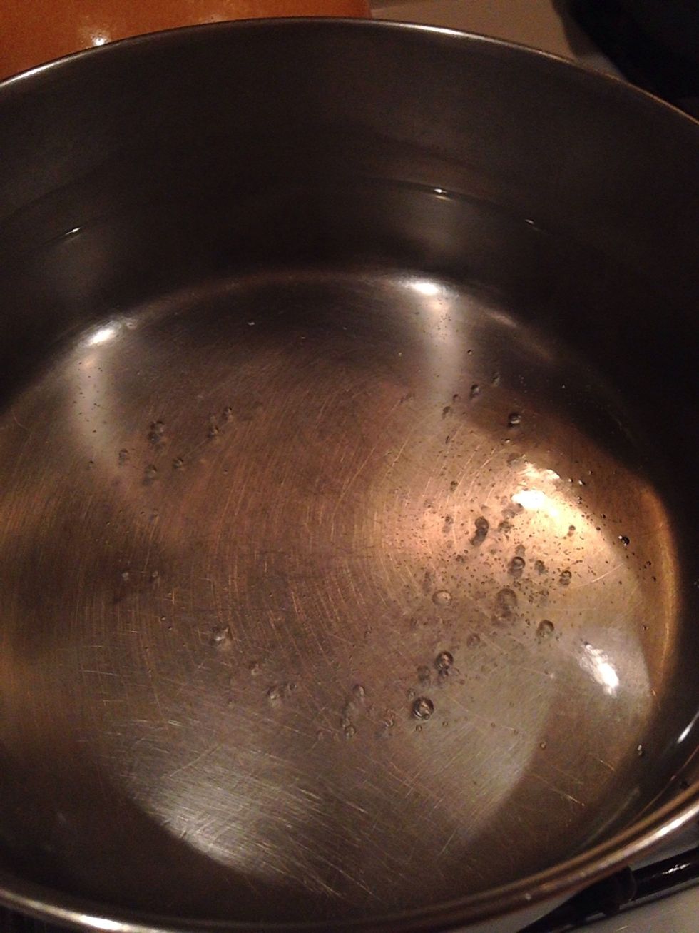 Meanwhile, your pot of water should be boiling.