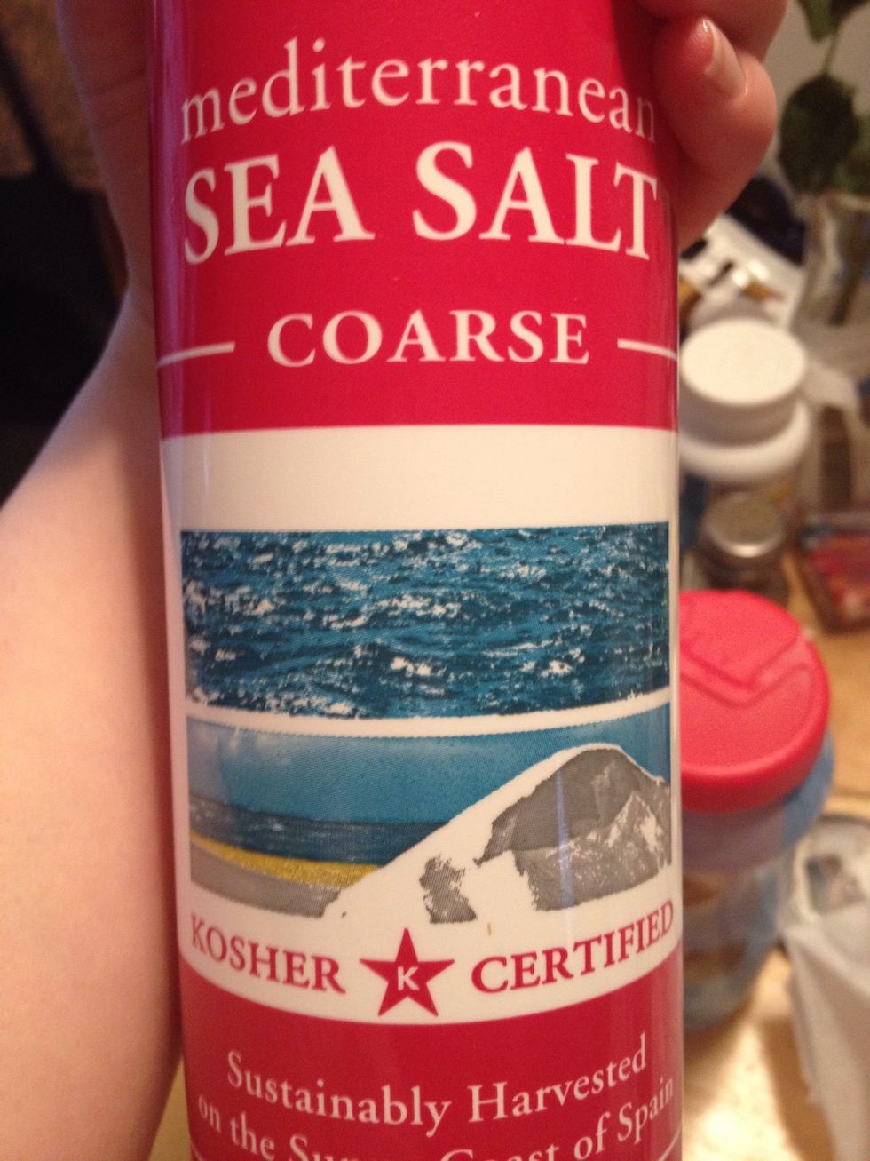 Measure 1 cup of salt and pour into a bowl.