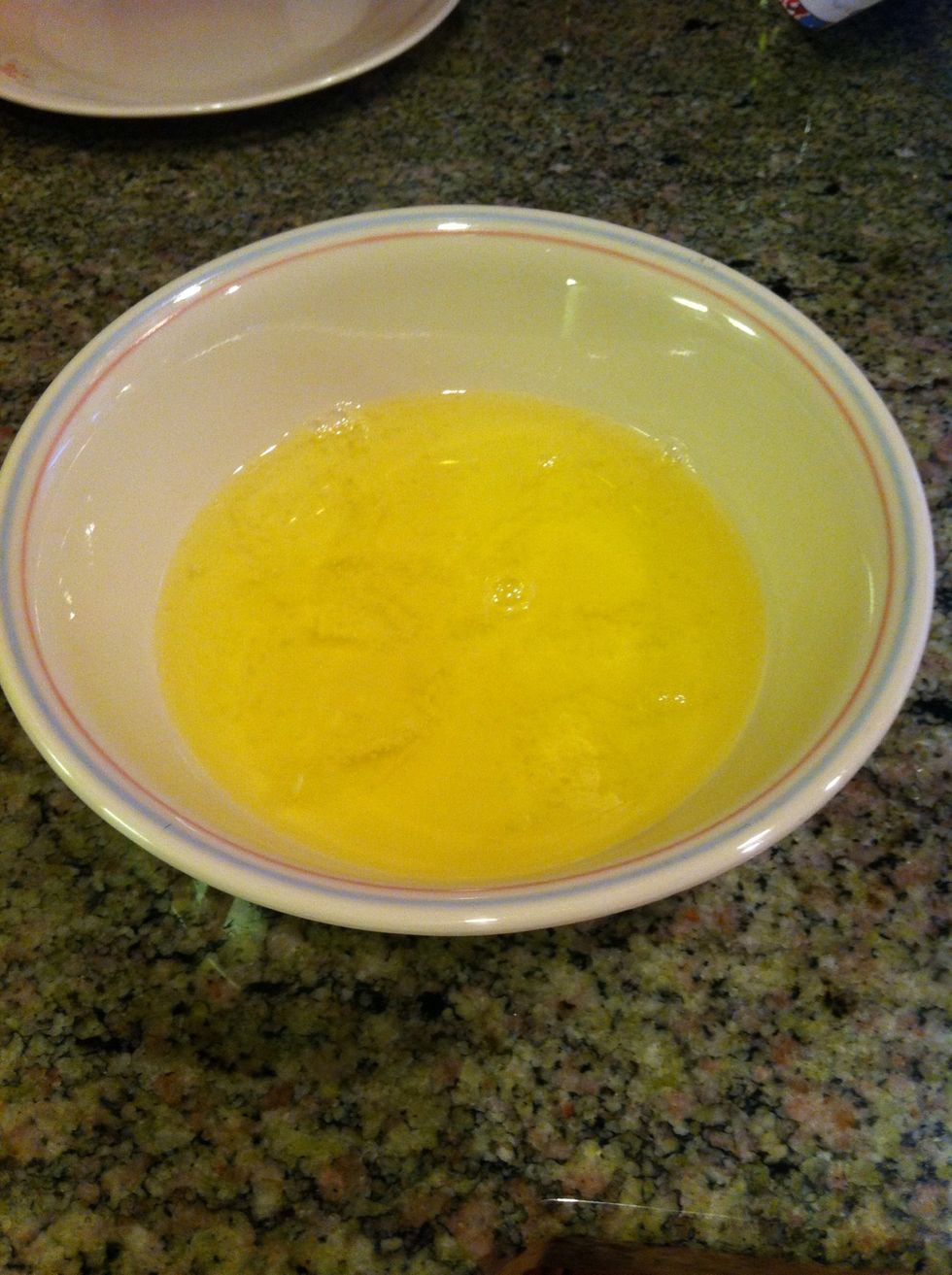 Measure 110g egg whites and age over 2-3 days before making macarons