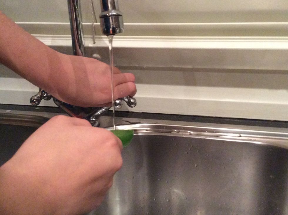 Measure 3 tablespoons of cold water