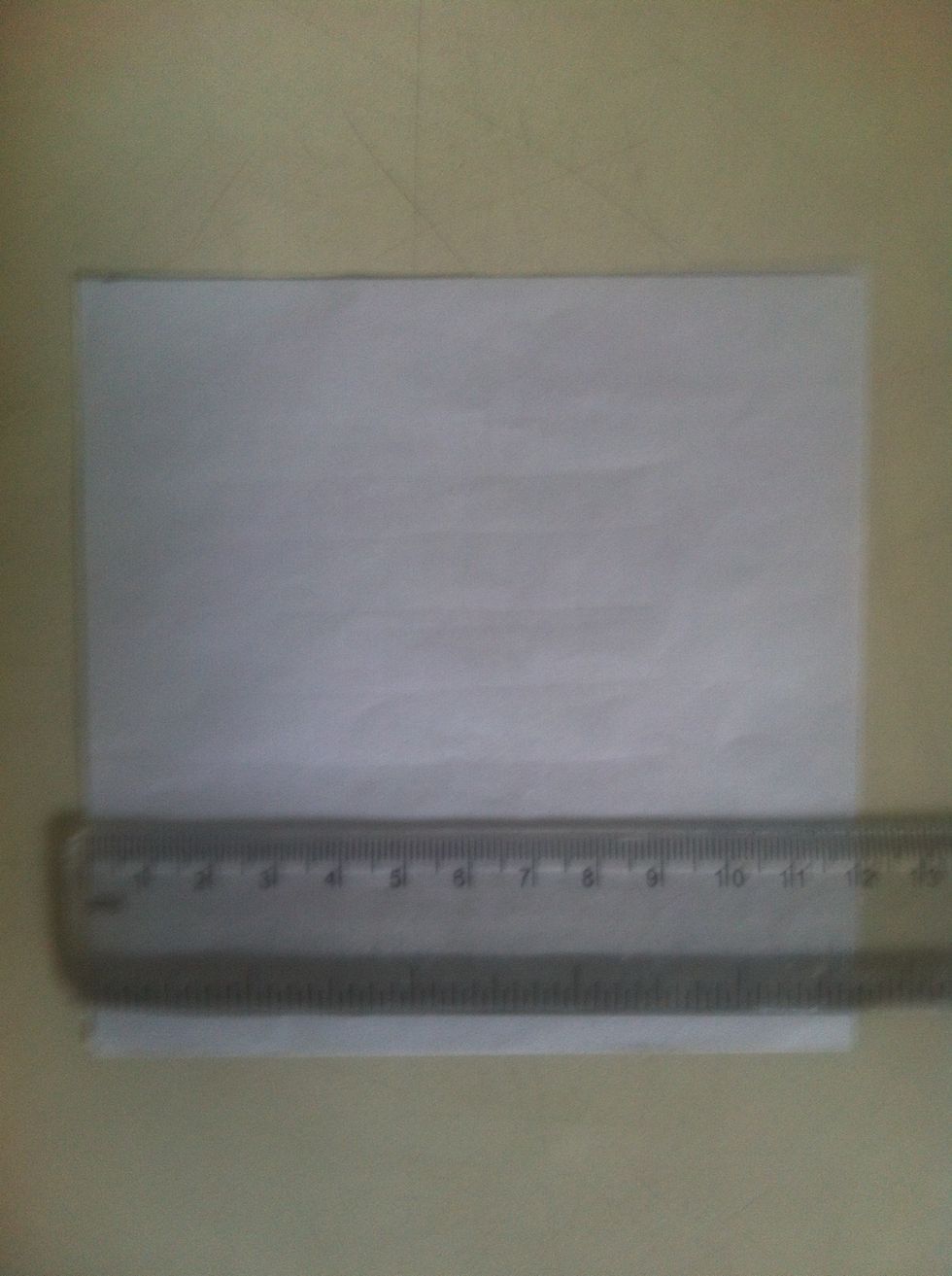 Measure and cut it with a scale