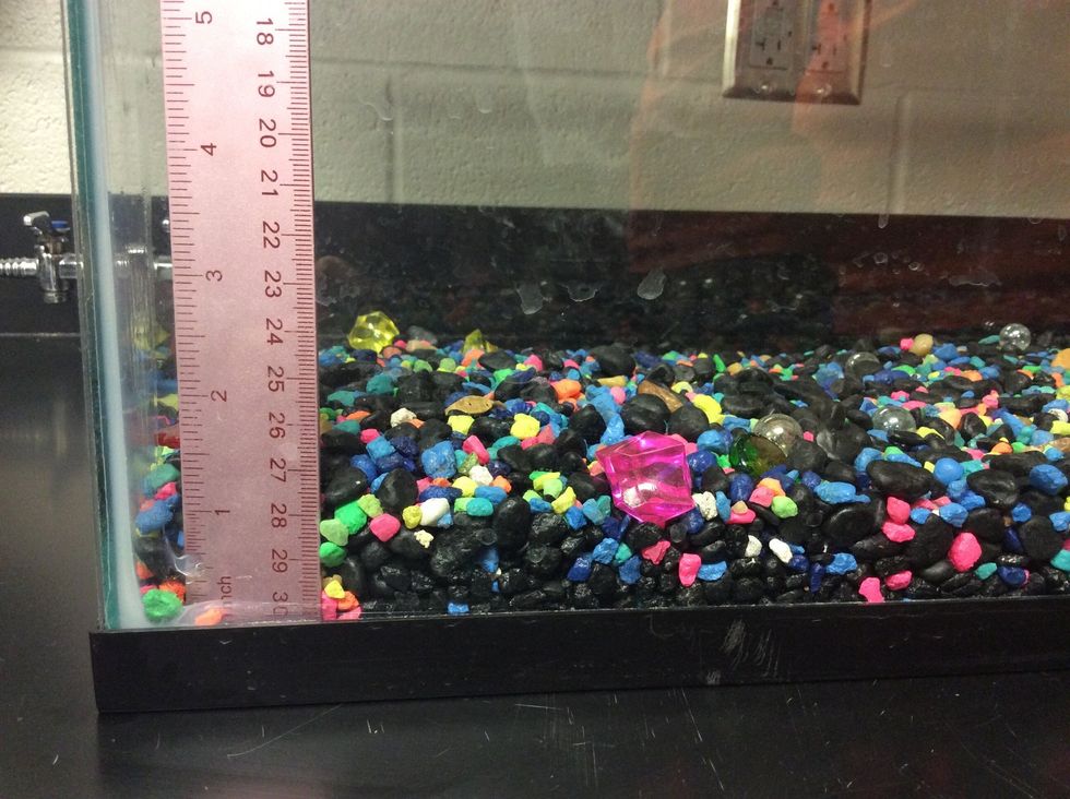 Measure height of rocks