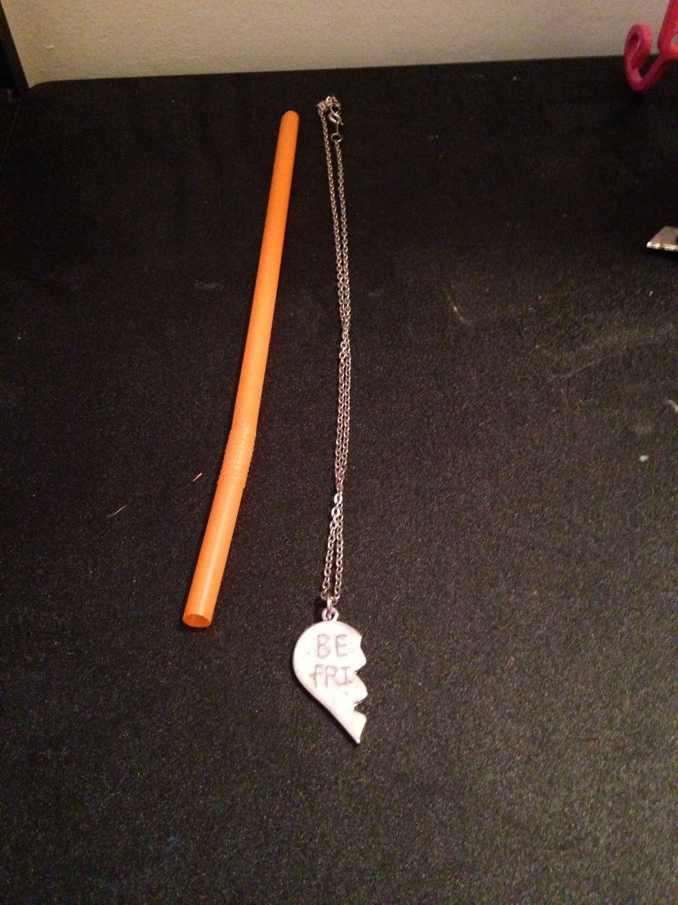 Measure it up next to your necklace