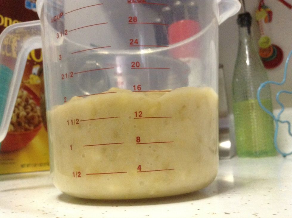 Measure make sure you have 2 cups or close to it for this recipe