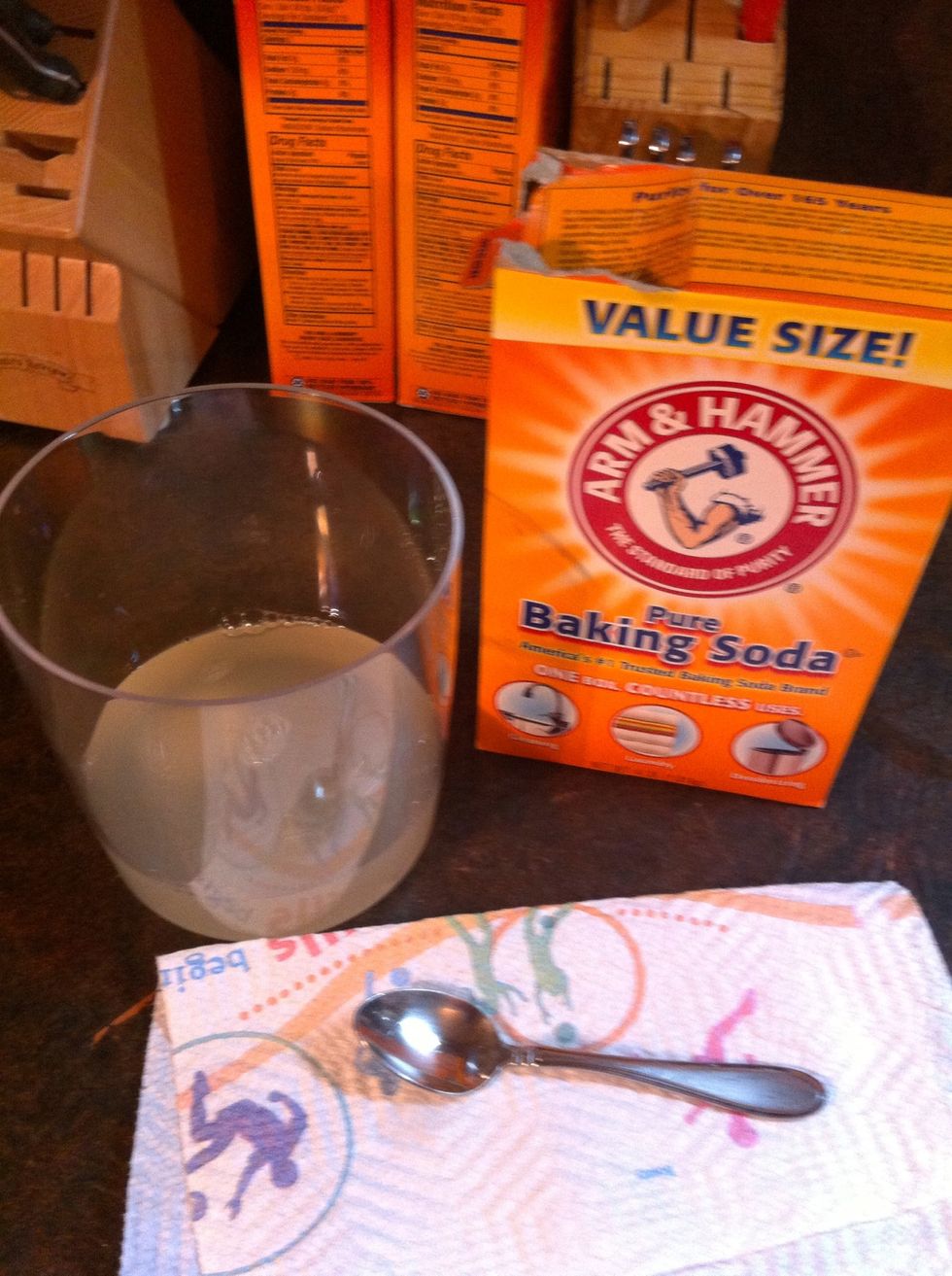 Measure out 1 teaspoon of Baking Soda.