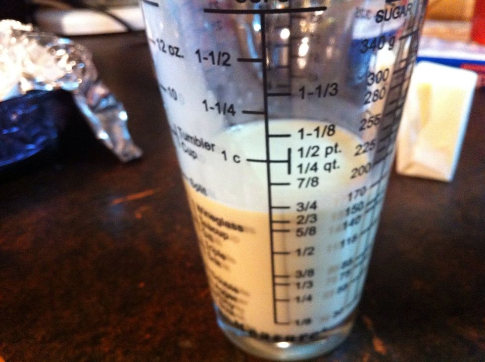Measure out 2/3 cup.