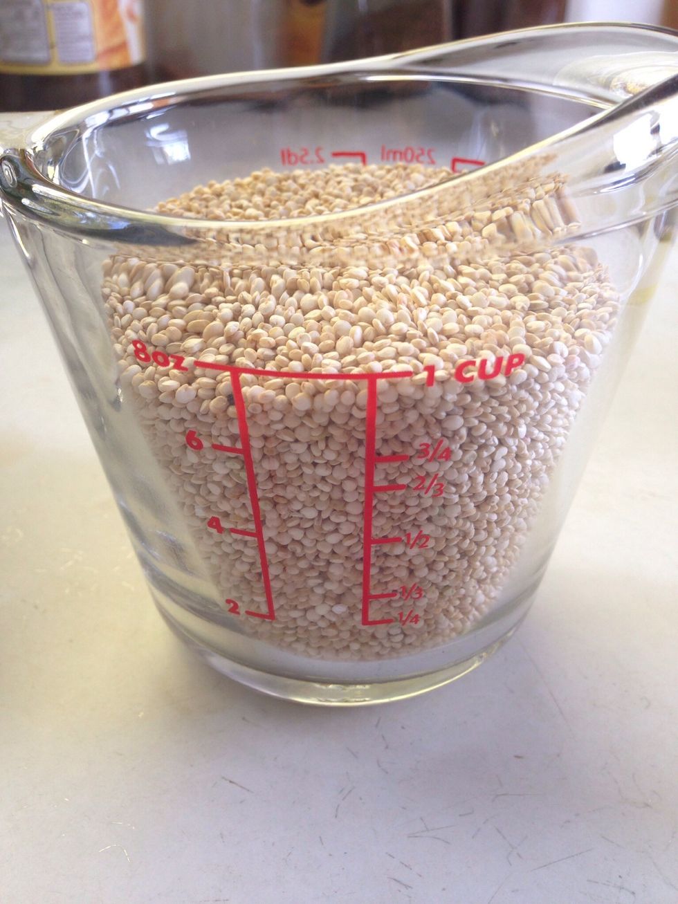 Measure out 2 cups of quinoa