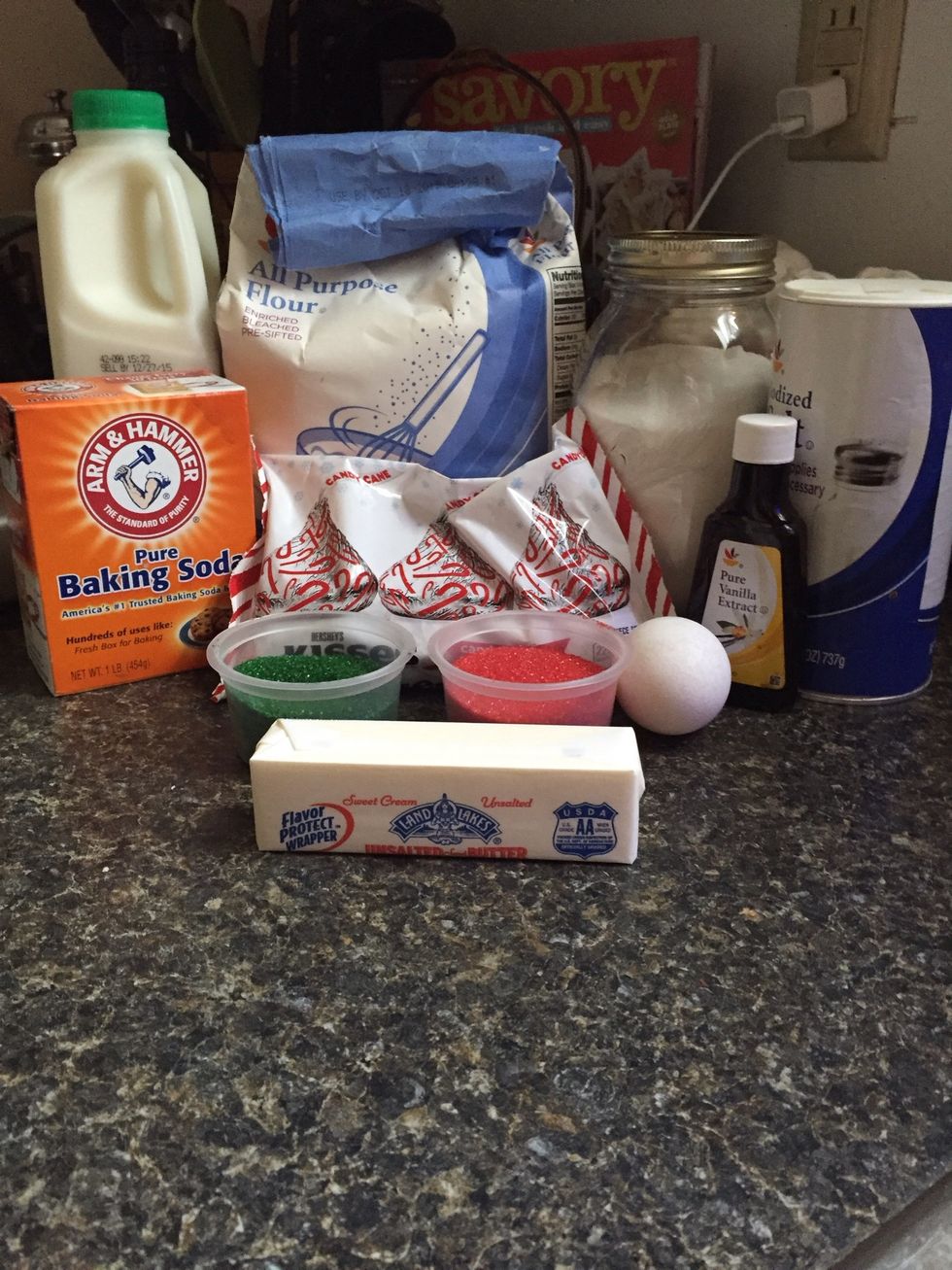 Measure out all of your ingredients!