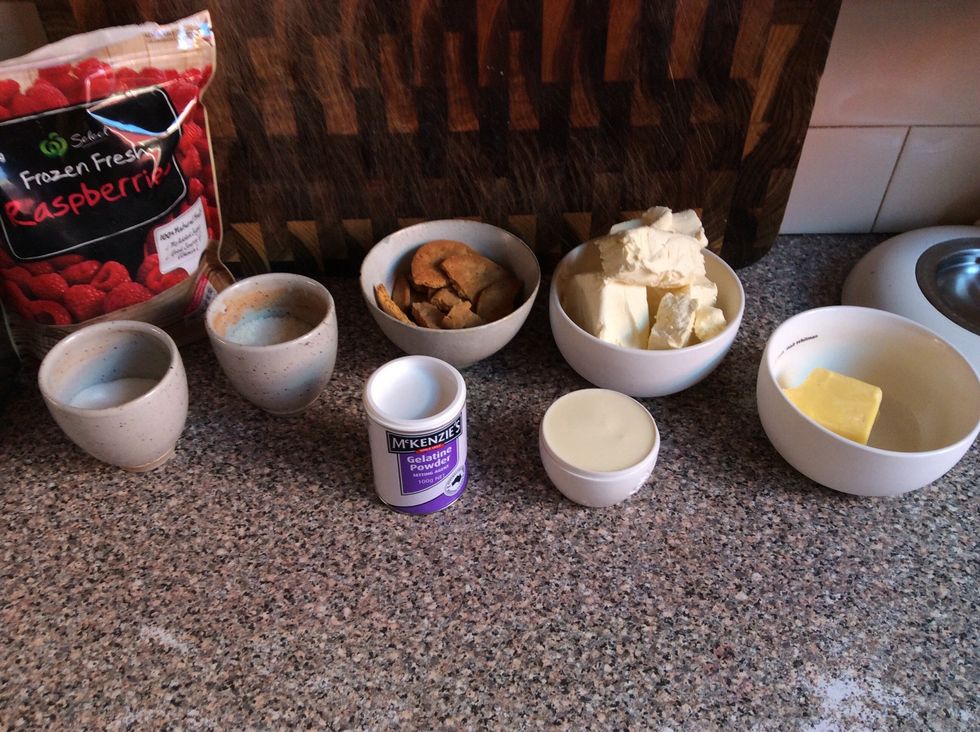 Measure out all the ingredients