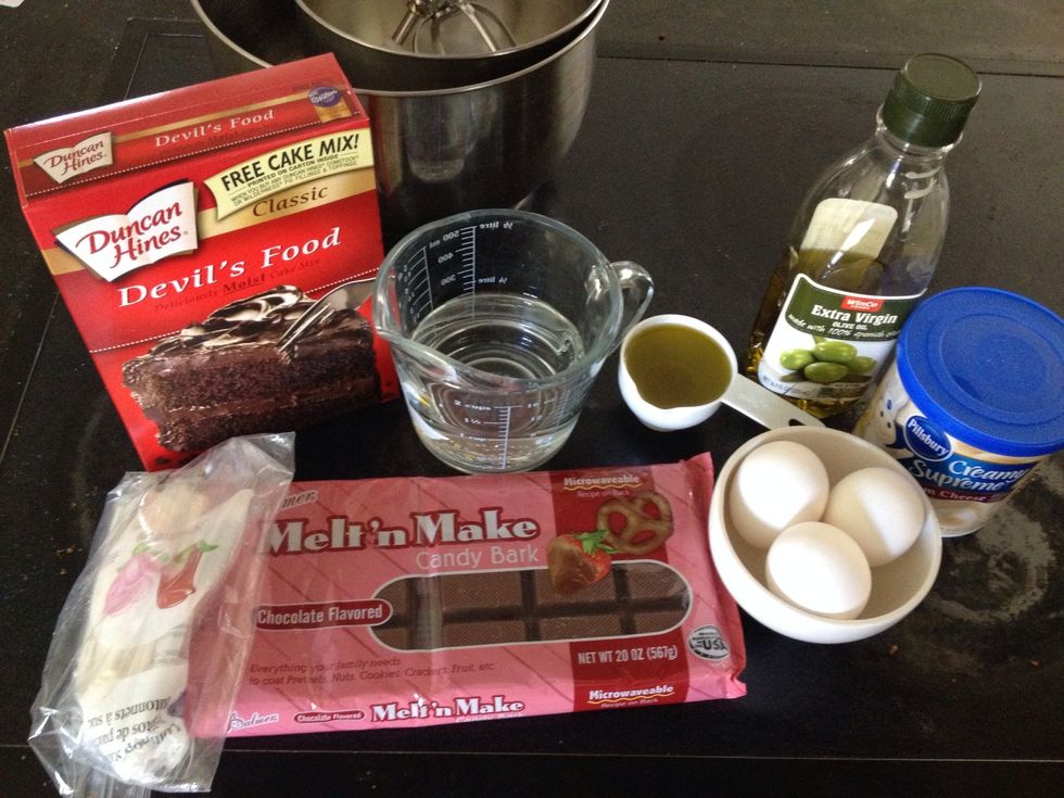 Measure out all your ingredients