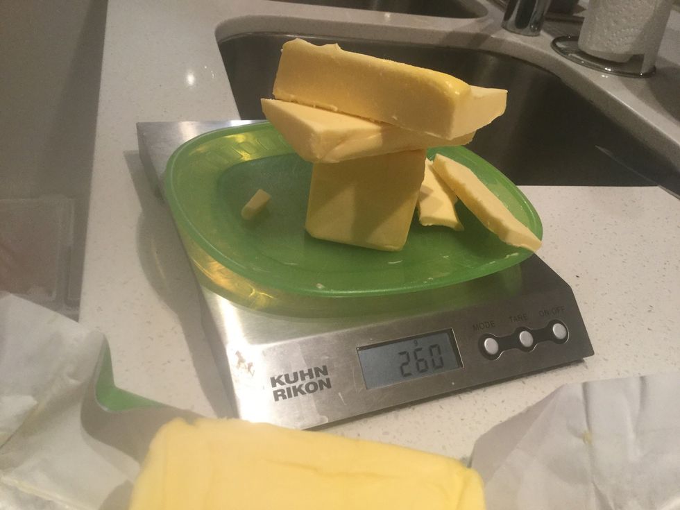 Measure out all your ingredients.