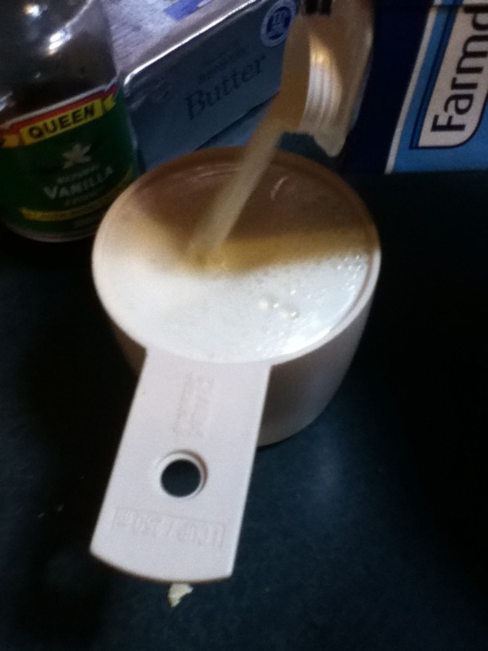Measure out the milk