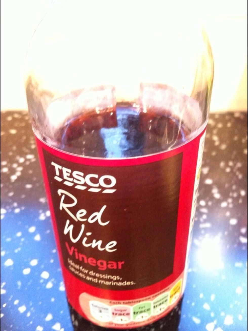 Measure out the red wine vinegar