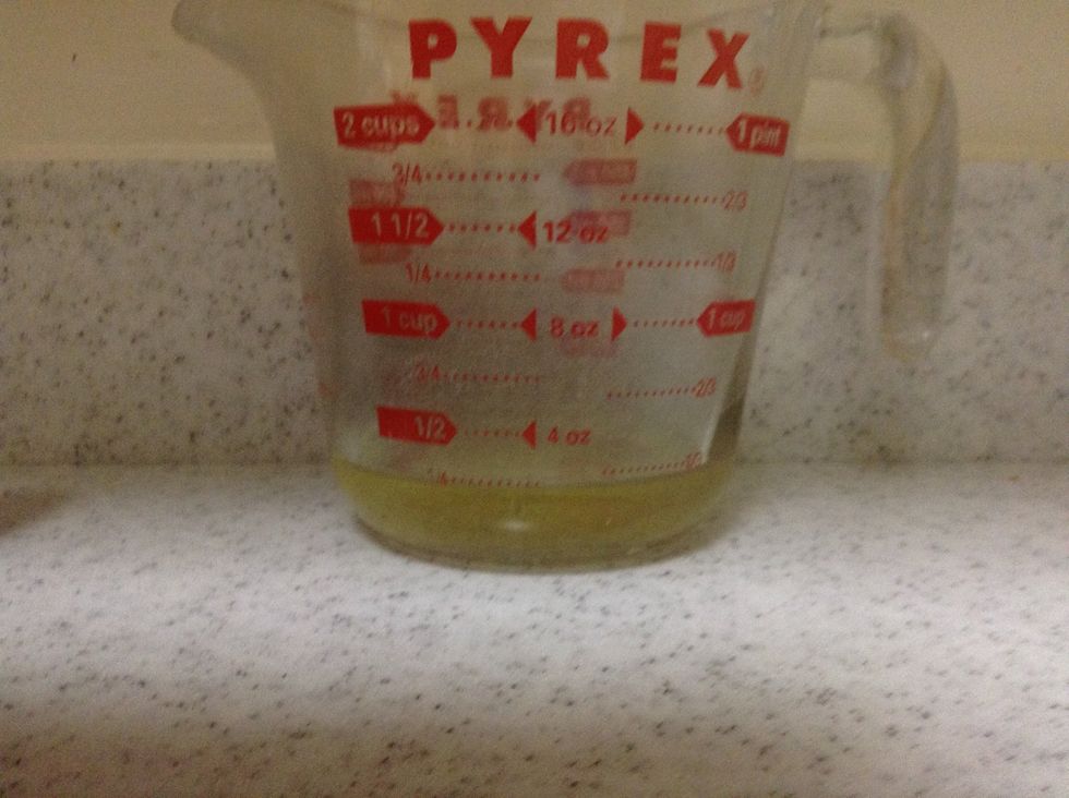 Measure out the vegetable oil