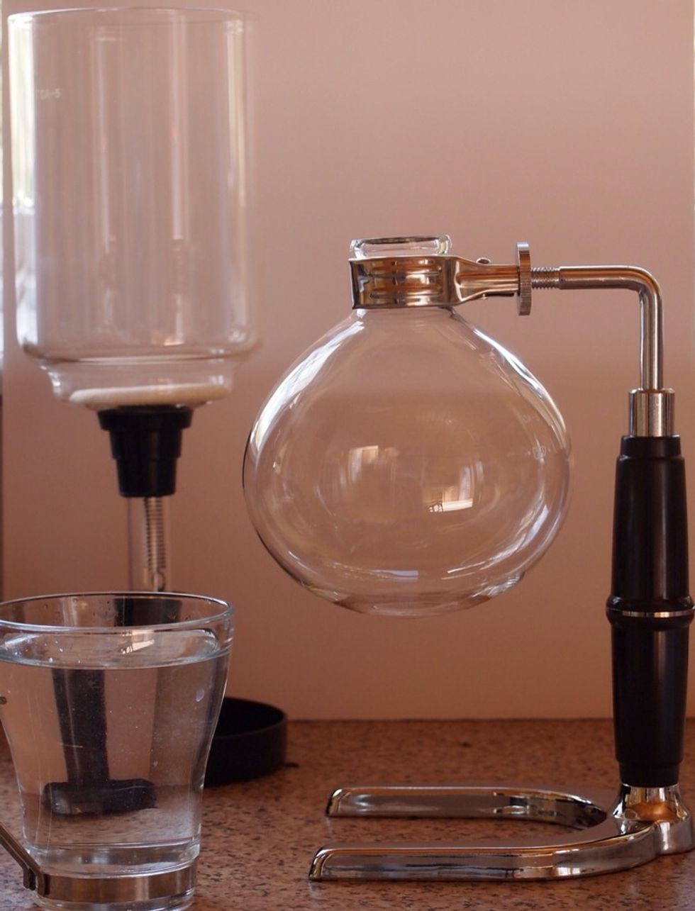 Measure out the water you need using the cup/s you'll be drinking the coffee from.