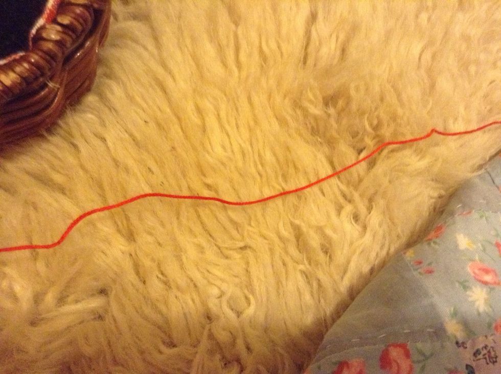 Measure out threads to be double the length you need it to be when finished! \ud83d\ude03