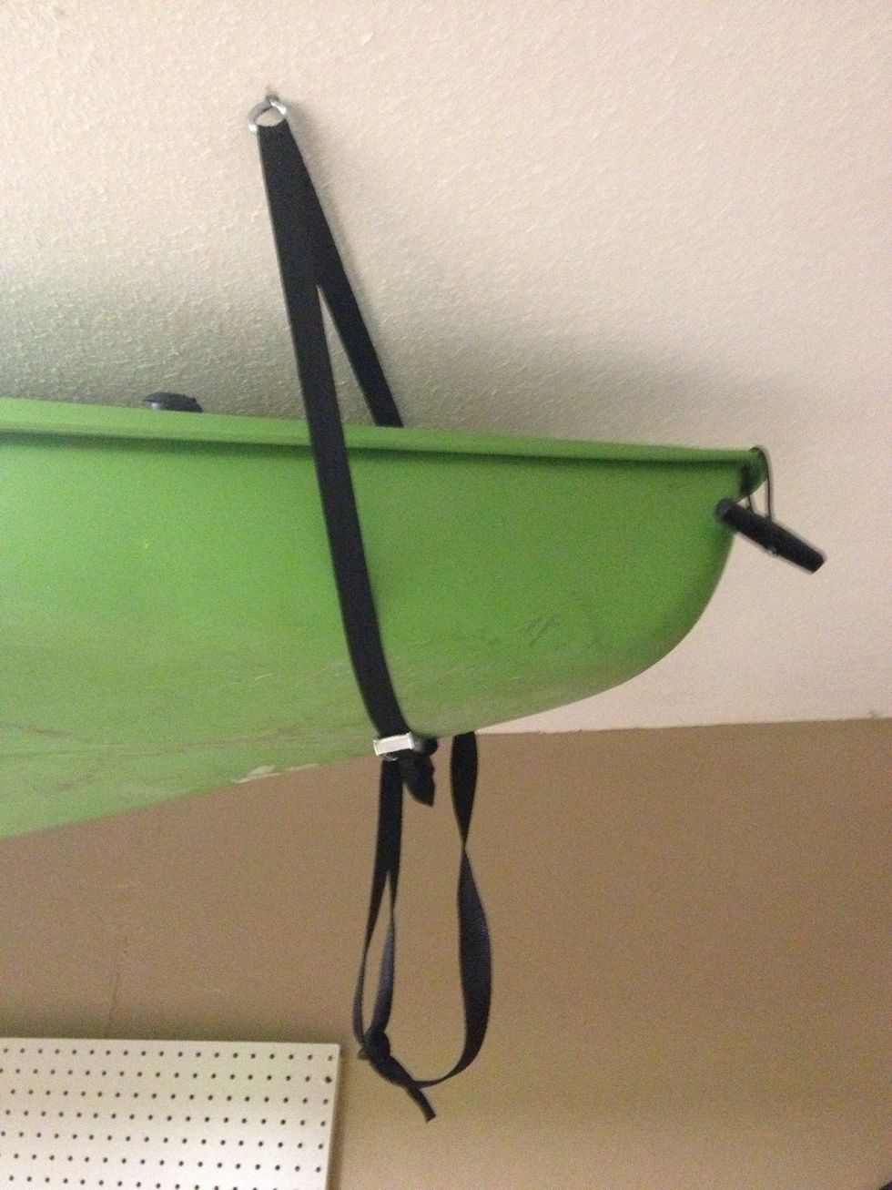 Measure the distance you want for the mounts, I used about 4 feet. Click the picture for a bigger view