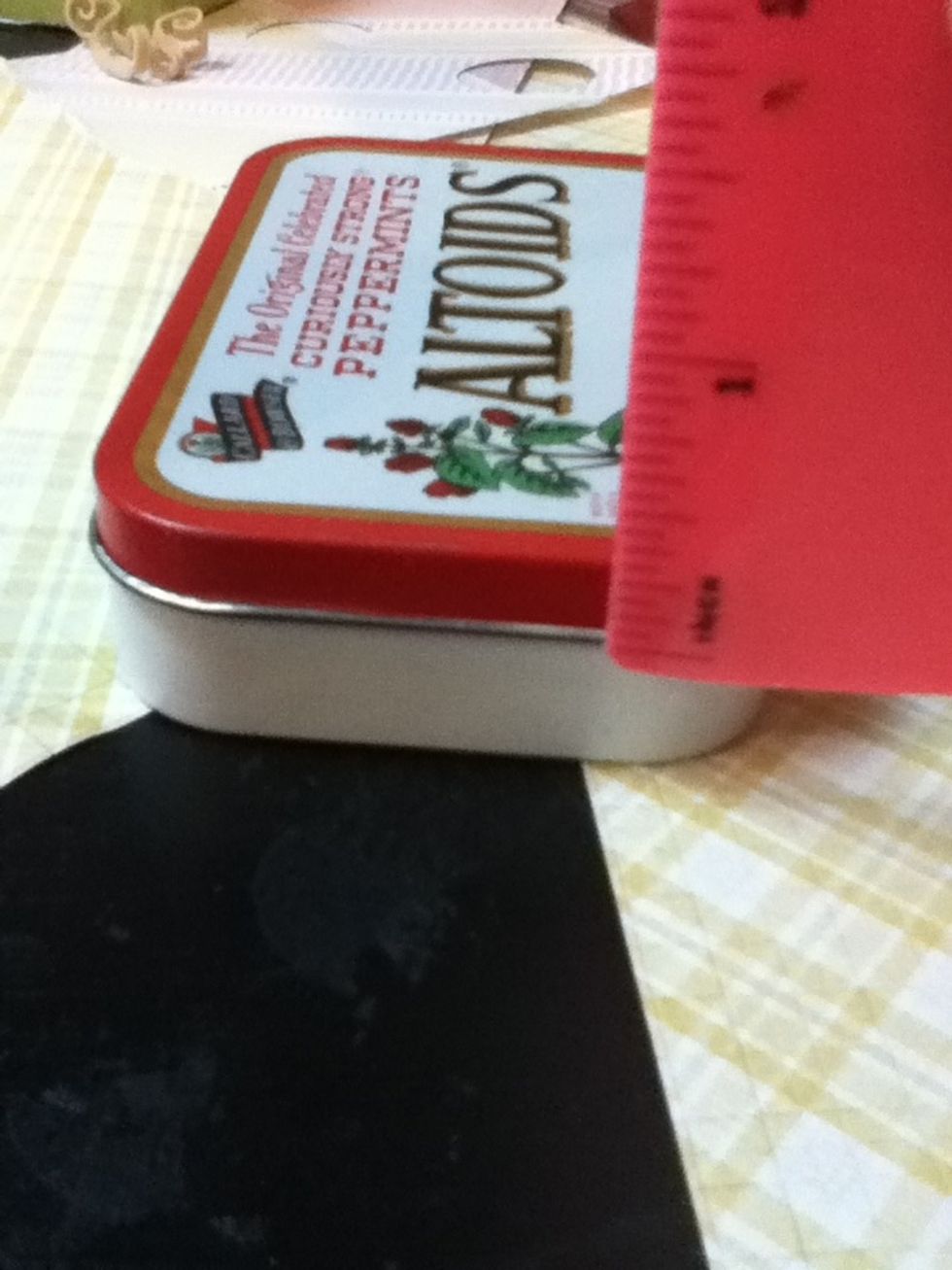 Measure the height of your lid. Mine is about a 1/4".